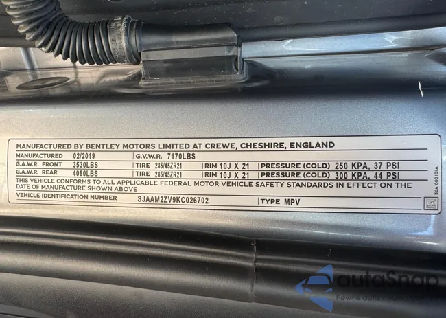 SJAAM2ZV9KC026702: 91492865