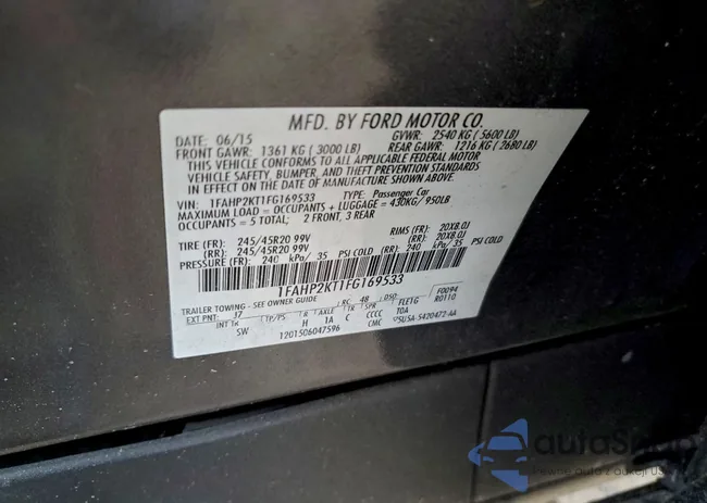 1FAHP2KT1FG169533: 94682445