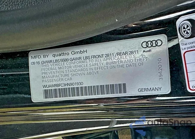 WUAWRBFC3HN901930: 94418345