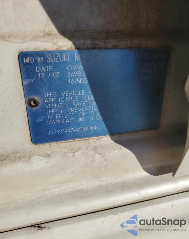 JS2YC417485100460: 82668905