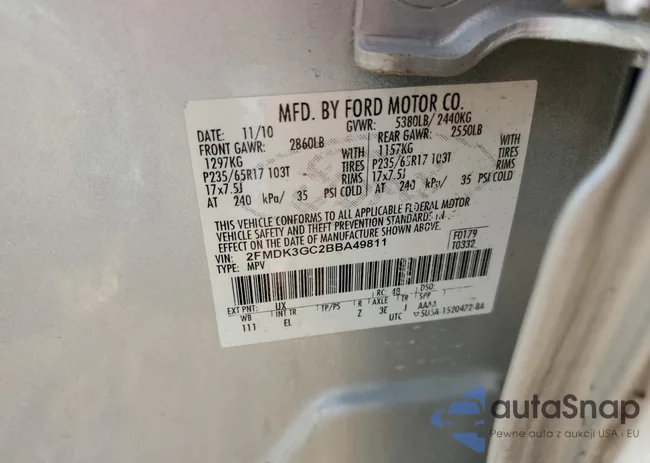 2FMDK3GC2BBA49811: 93228055