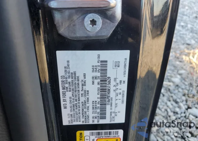 1FA6P8TH0M5156639: 91687265