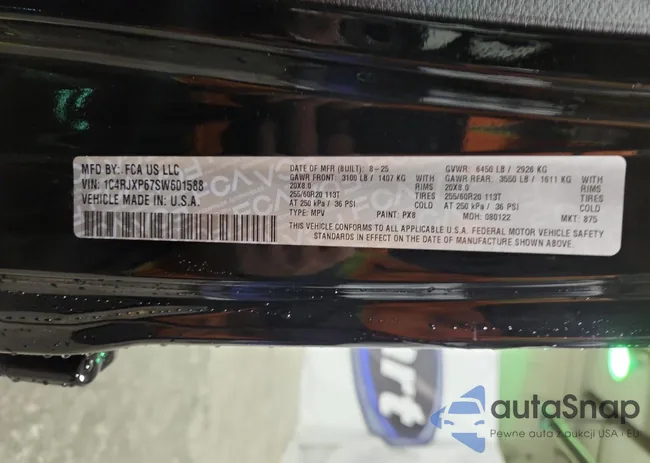 1C4RJXP67SW601588: 92156305