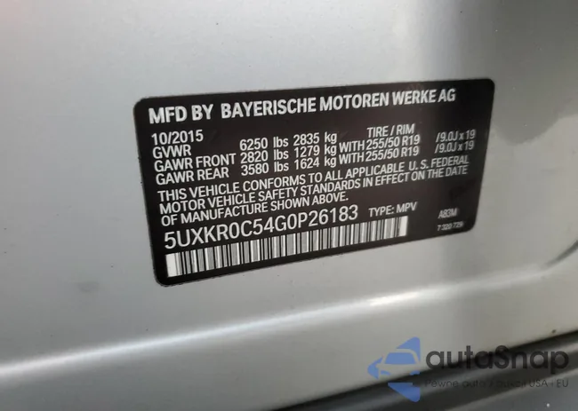 5UXKR0C54G0P26183: 90949935