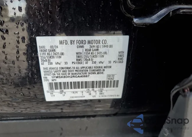 1FMSK8DH2RGA40887: 90968985