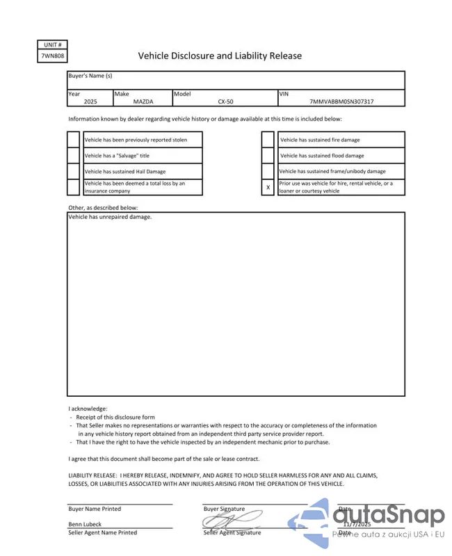 7MMVABBM0SN307317: 91884395