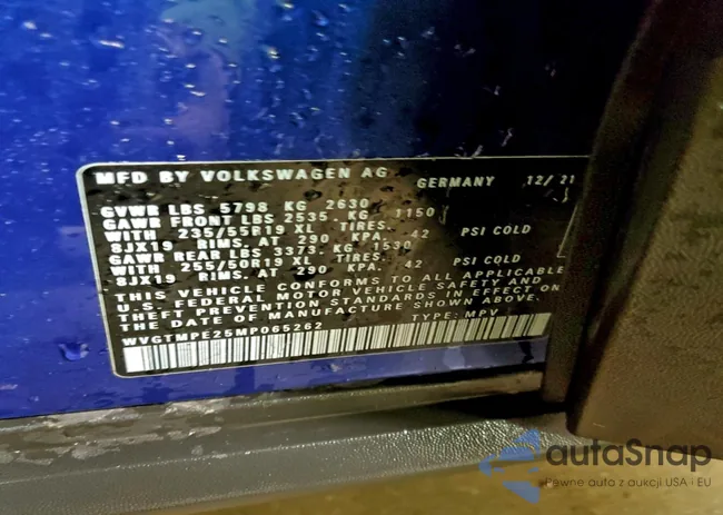 WVGTMPE25MP065262: 94116735