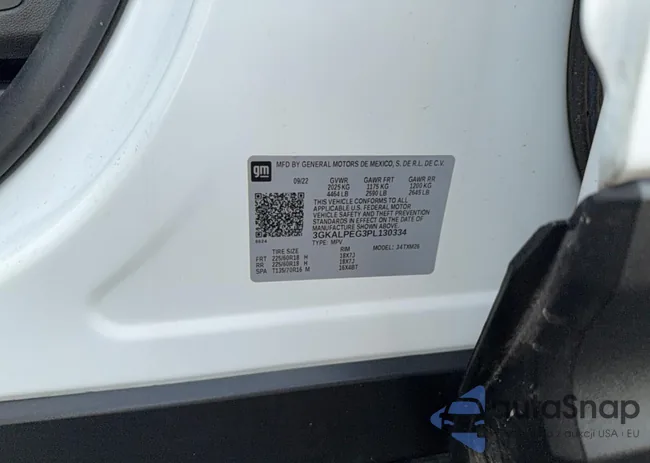 3GKALPEG3PL130334: 93483655