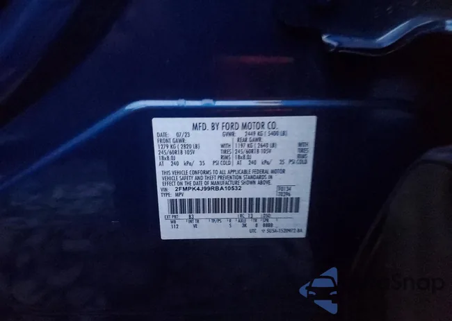 2FMPK4J99RBA10532: 92195215