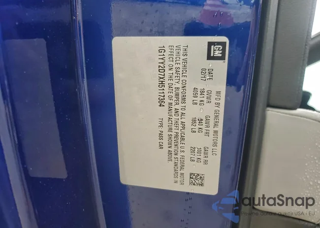 1G1YY2D7XH5117364: 93130265