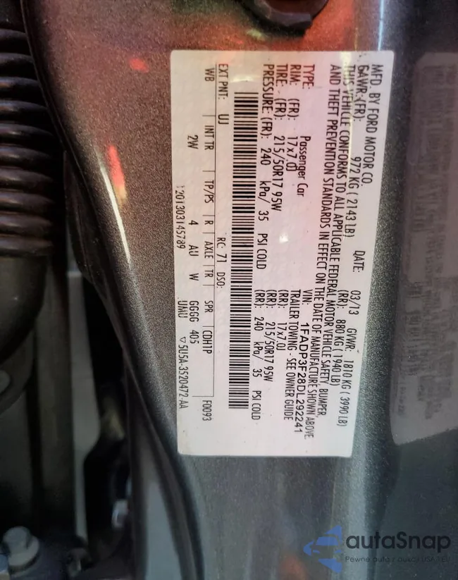 1FADP3F28DL292241: 74954053