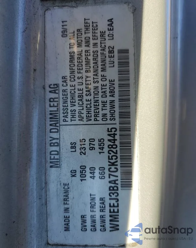 WMEEJ3BA7CK528445: 83231704