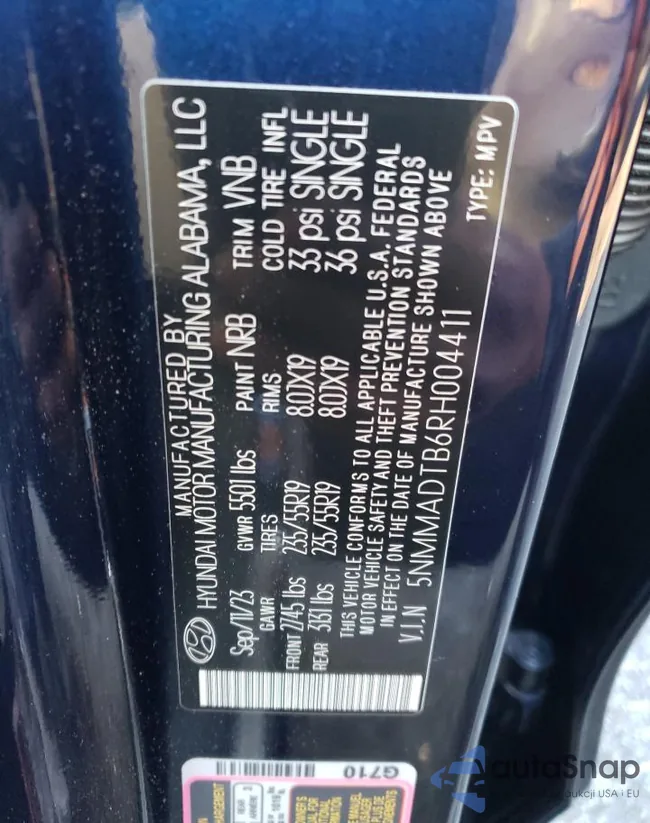 5NMMADTB6RH004411: 86957924