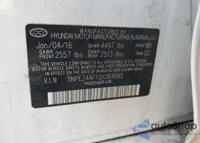 5NPE24AF1GH364595: 86727414