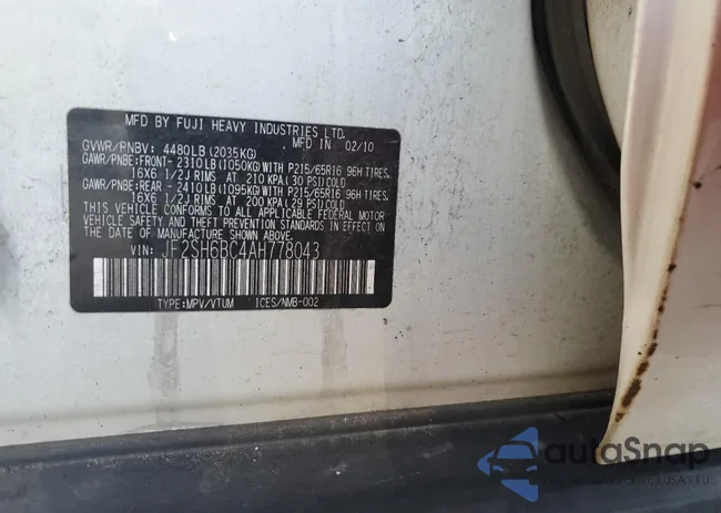 JF2SH6BC4AH778043: 87038124