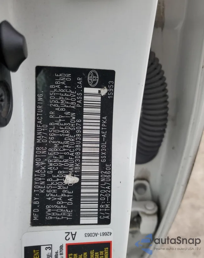 4T1BK3DB3BU389076: 53255615