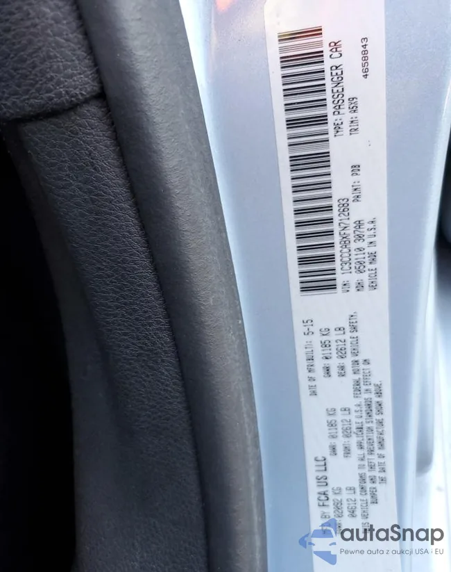 1C3CCCABXFN712683: 84093334