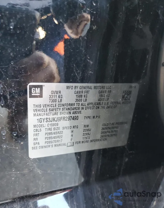 1GYS3JKJ9FR297490: 84099384