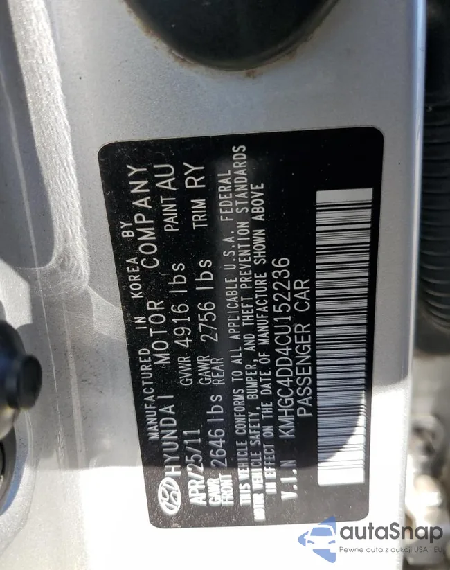 KMHGC4DD4CU152236: 86140434