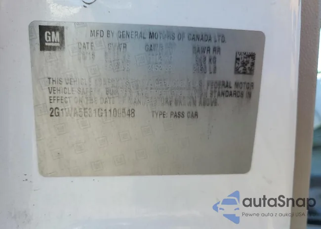 2G1WA5E31G1109548: 82286394