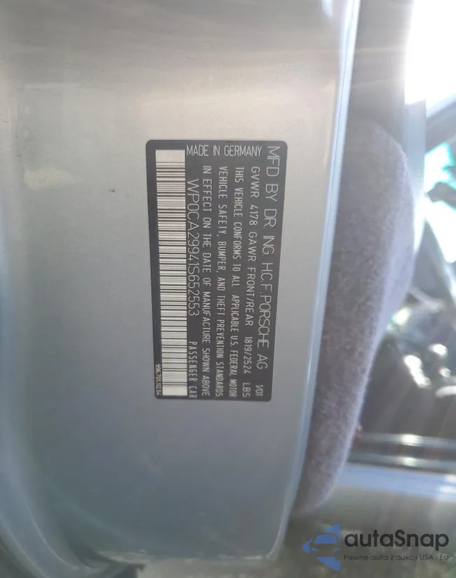 WP0CA29941S652553: 83316904