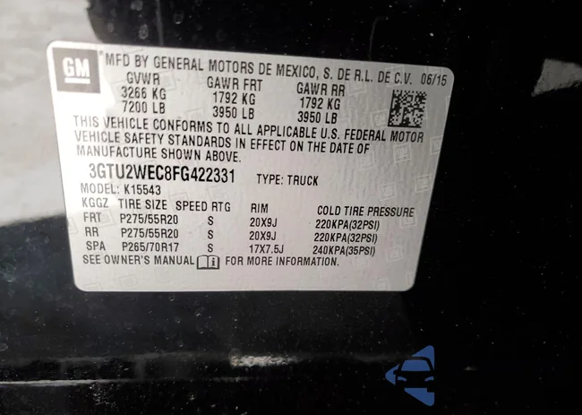 3GTU2WEC8FG422331: 82652474