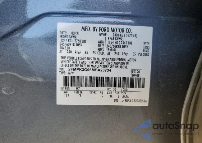 2FMPK3G96MBA23734: 84680514