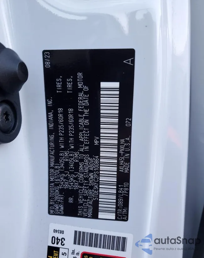 5TDESKFC2PS100864: 85571204