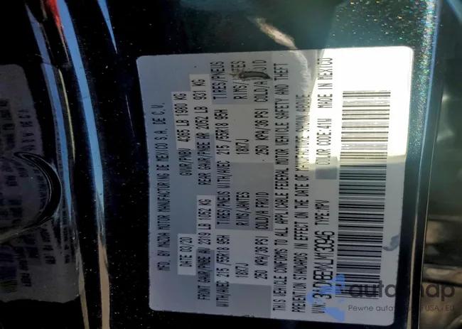 3MVDMBEMXLM130946: 97420965