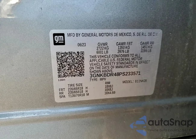 3GNKBDR48PS233571: 97420975