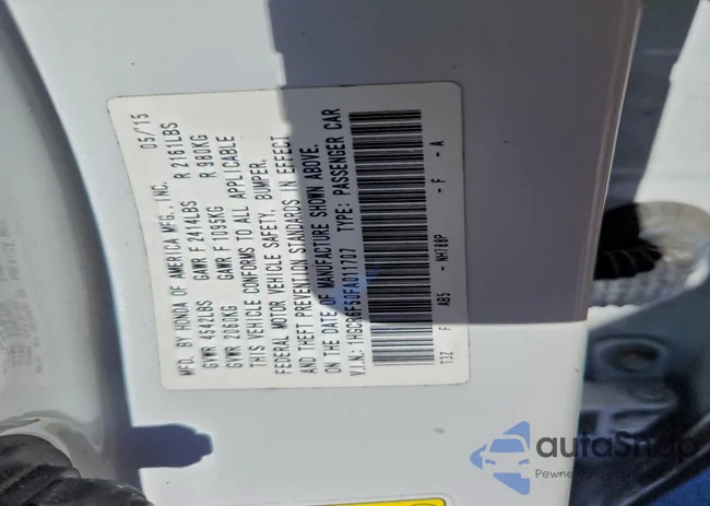 1HGCR6F50FA011707: 96703895