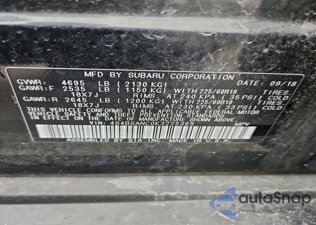 4S4BSANC0K3225365: 97644795