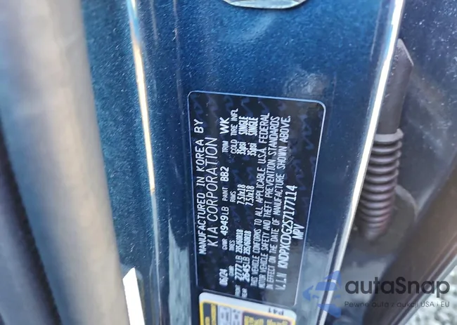 KNDPXCDG2S7177114: 95928945