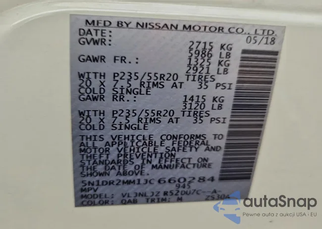 5N1DR2MM1JC660284: 98070715