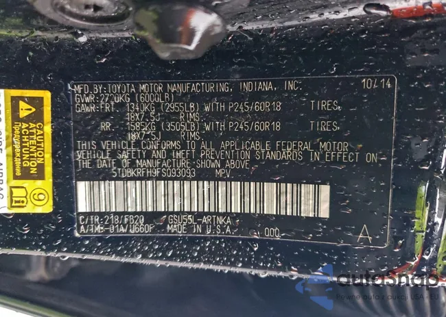 5TDBKRFH9FS093093: 97962845