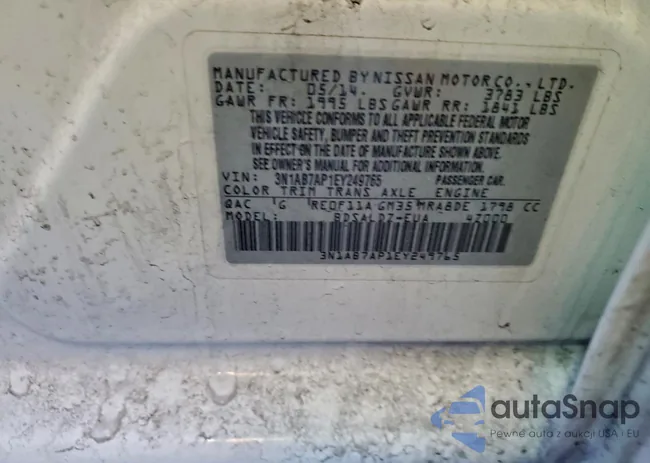 3N1AB7AP1EY249765: 95899435