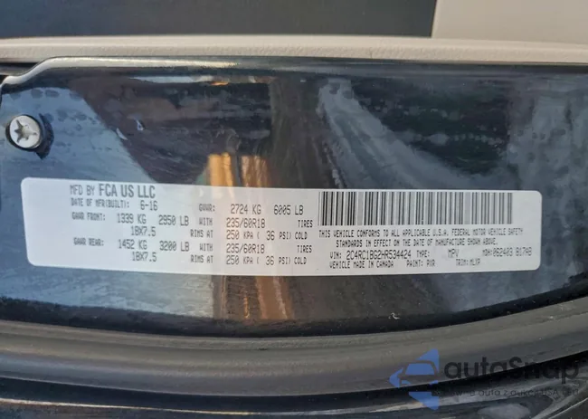 2C4RC1BG2HR534424: 96751555