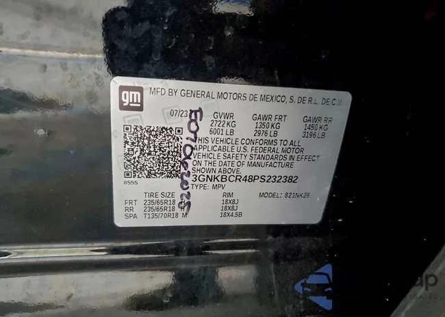 3GNKBCR48PS232382: 95863725