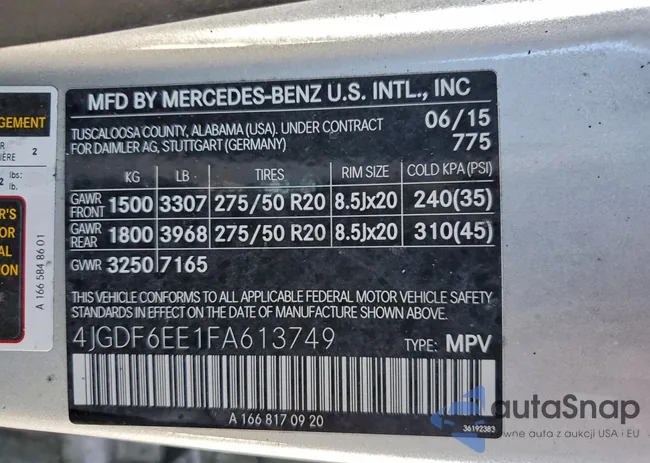 4JGDF6EE1FA613749: 96345545