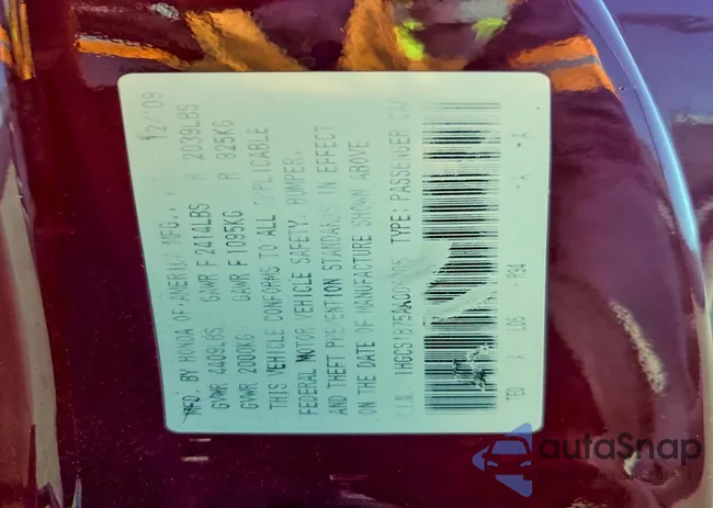 1HGCS1B75AA006705: 98783805