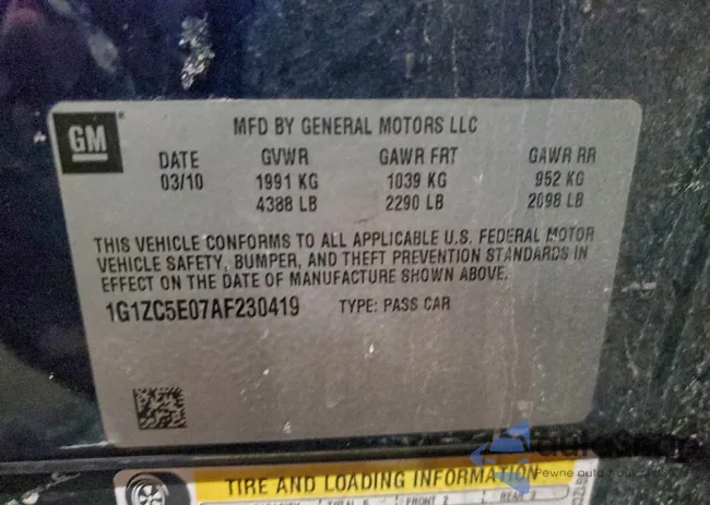 1G1ZC5E07AF230419: 97526235