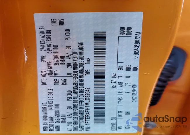 1FTER4FH1MLD82642: 96713675