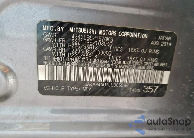 JA4AP4AU7LU005566: 97395215