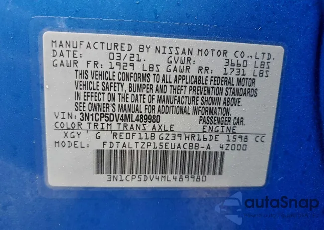 3N1CP5DV4ML489980: 98592975