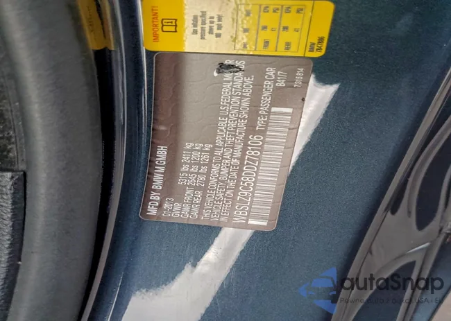 WBSLZ9C58DDZ78106: 97808445