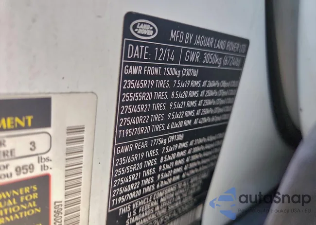 SALGS2VF5FA209697: 98865215