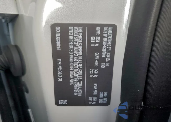 50EA1TEA2SA004161: 96032375