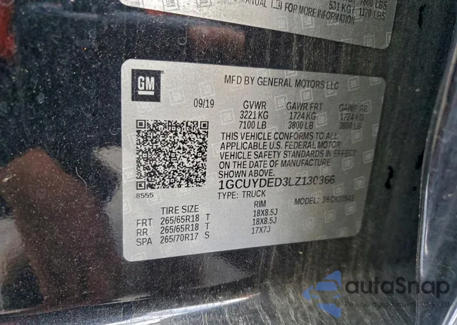 1GCUYDED3LZ130366: 97741365