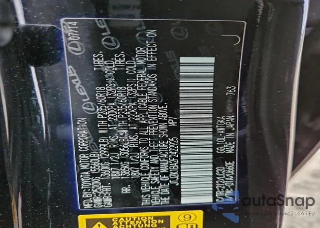 JTJZK1BA2F2422925: 98443395