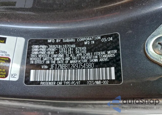 JF1ZNBB12R9754980: 96166435